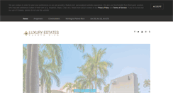 Desktop Screenshot of luxuryestatespr.com