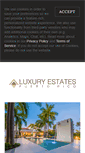Mobile Screenshot of luxuryestatespr.com